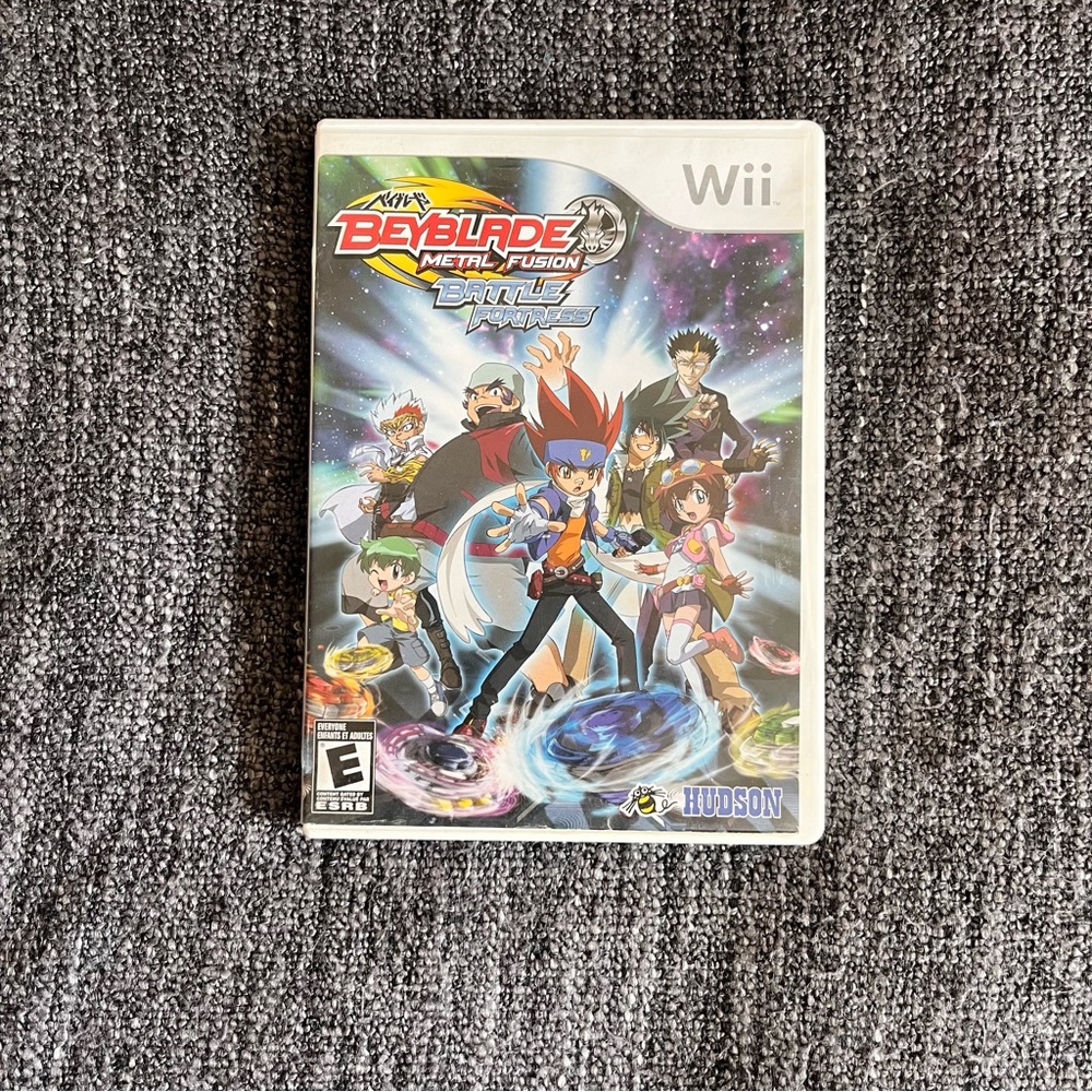 Beyblade: Metal Fusion Battle Fortress Nintendo Wii Game Complete